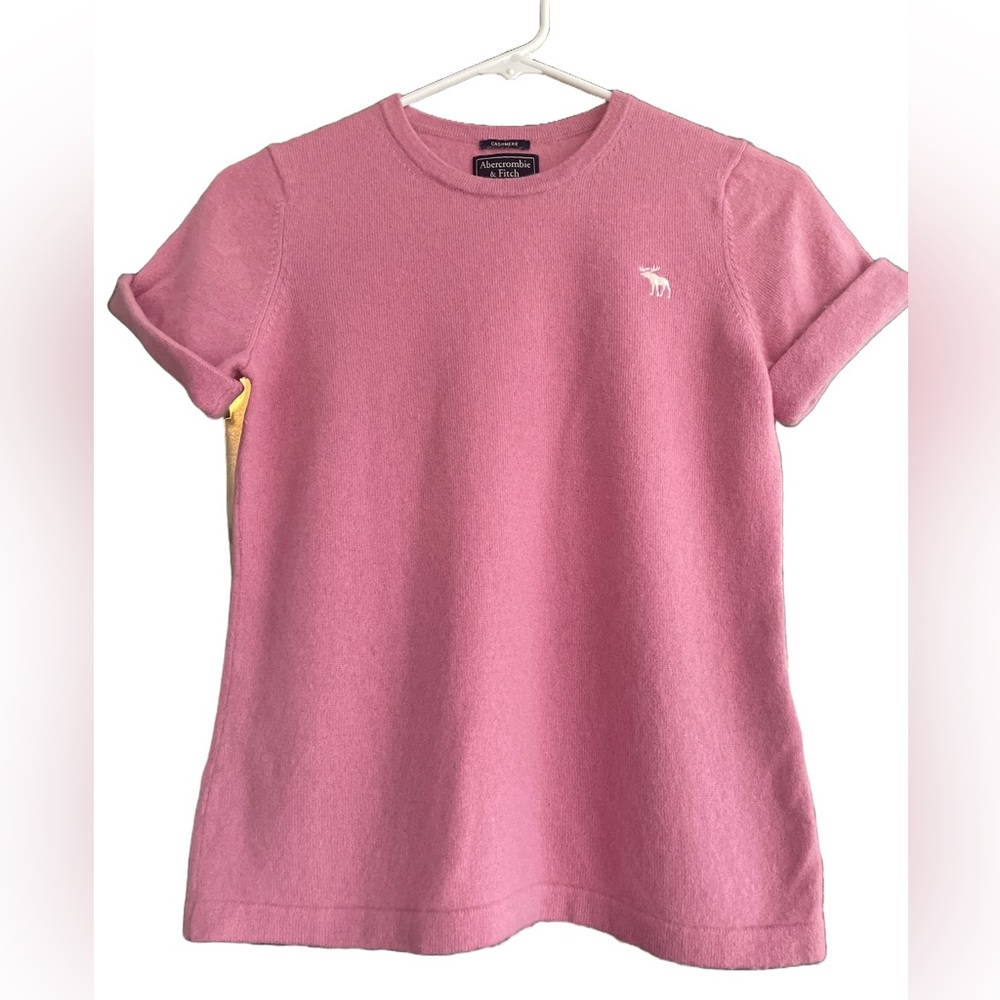 Abercrombie & Fitch Short Sleeve Cashmere Sweater